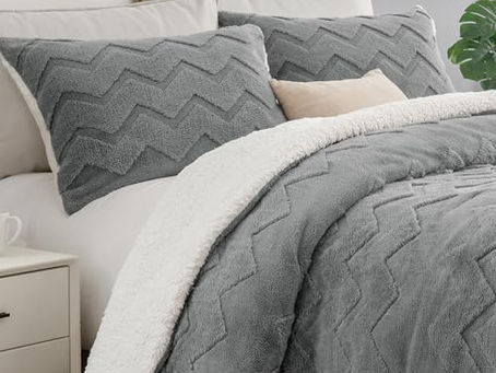 Fluffy Comforter Set, Queen