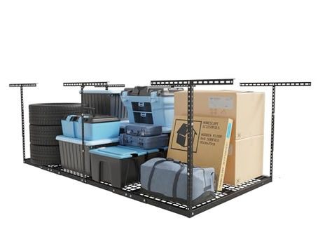 Heavy-Duty 4x8 Overhead Garage Storage Rack