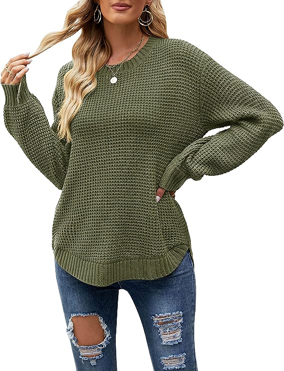 waffleknit sweater