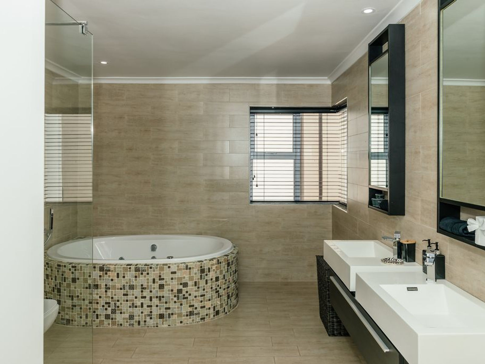 Bathroom with freestanding bath at The Sunset Edition
