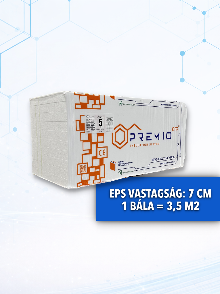 Indexkép: PREMIO EPS H-80 polisztirol homlokzati hőszigetelőlap