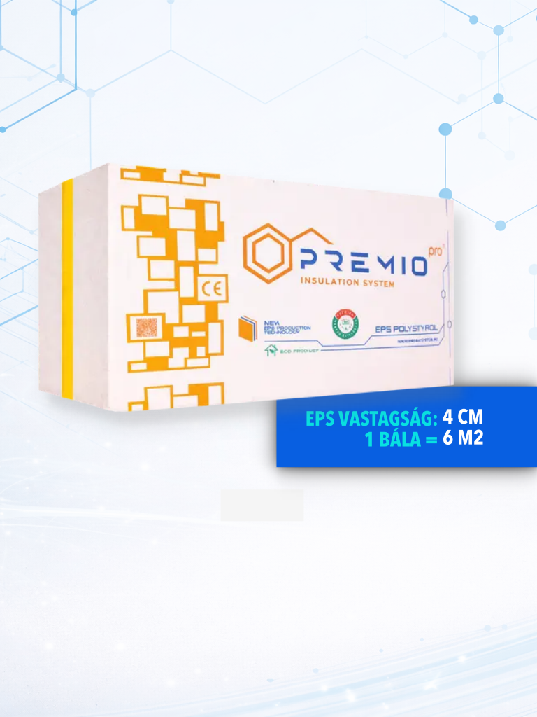 Indexkép: Premio Pro EPS-100 hőszigetelő lemez