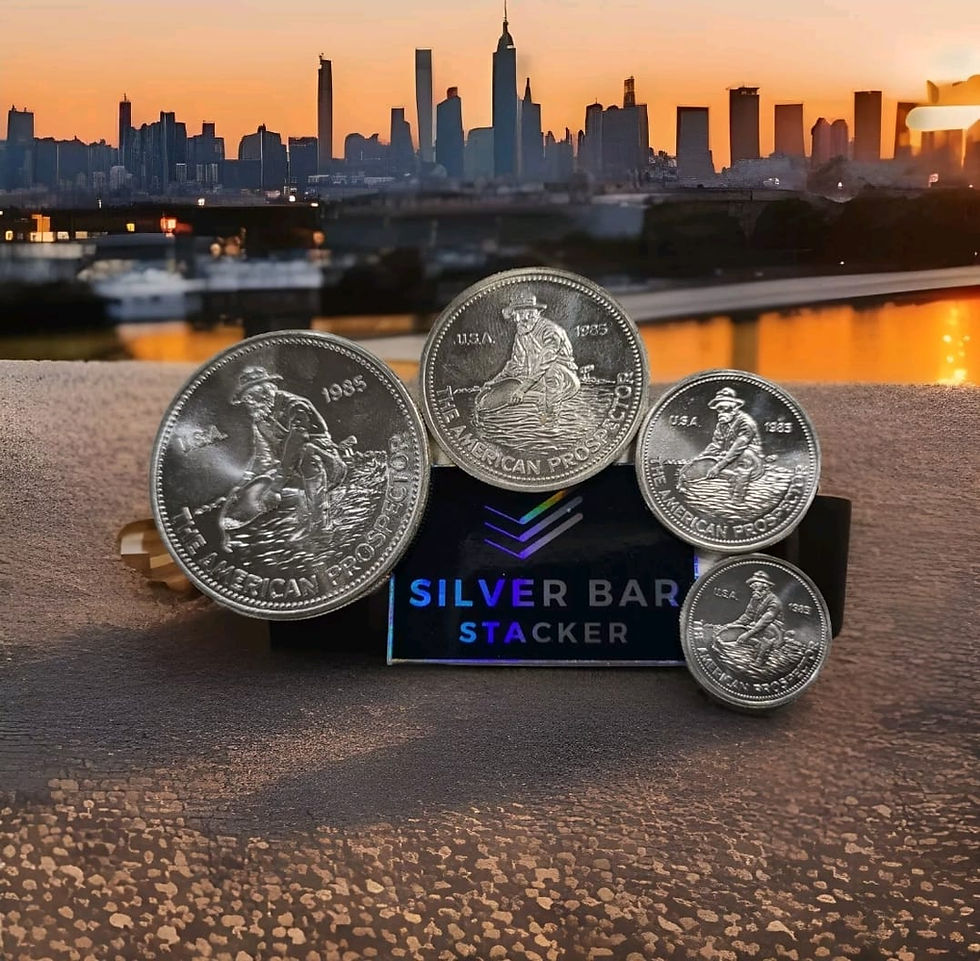 FULL 1985 FRACTIONAL ENGELHARD AMERICAN PROSPECTOR SILVER