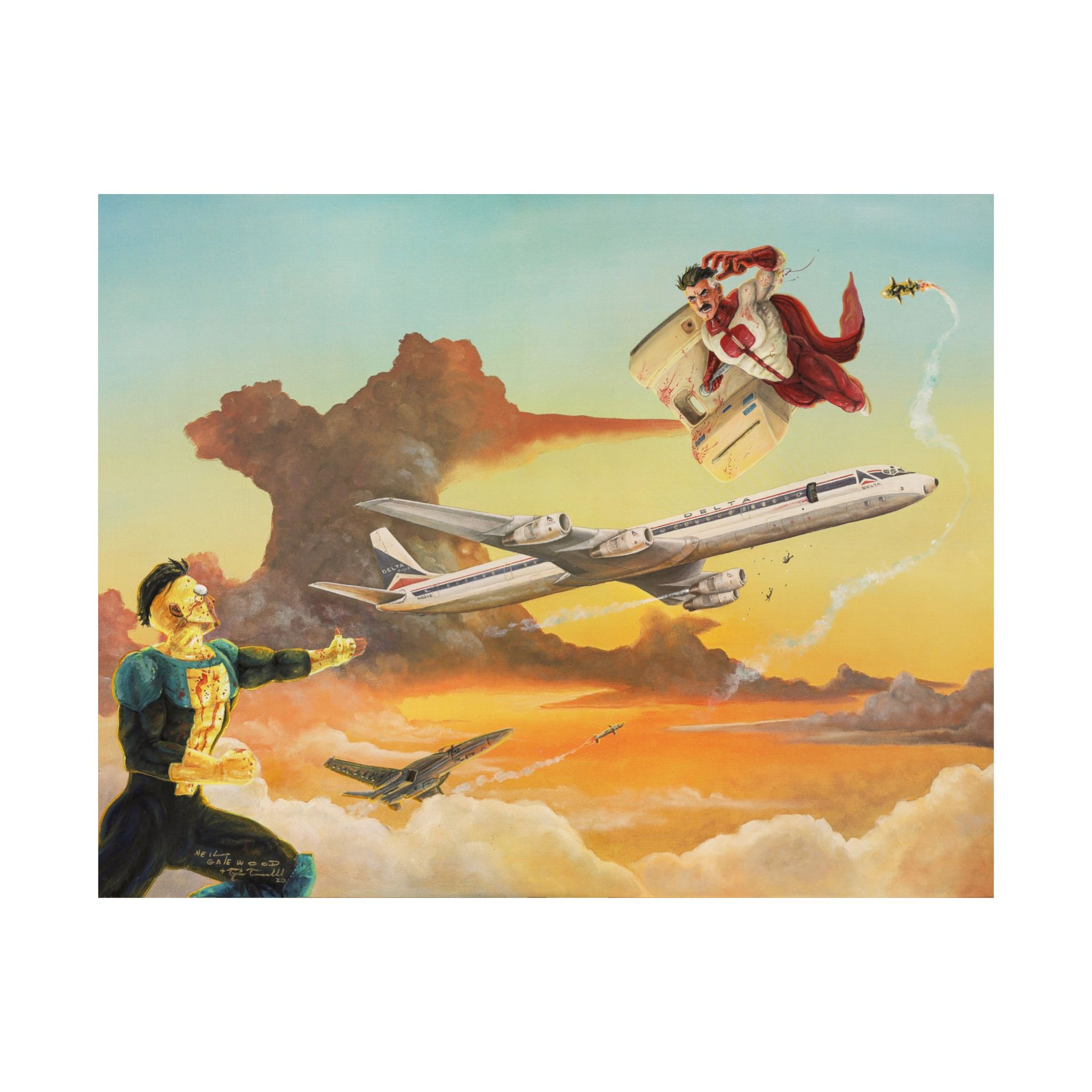 "First Class Ass Whoopin'" - Satin Print (300gsm)