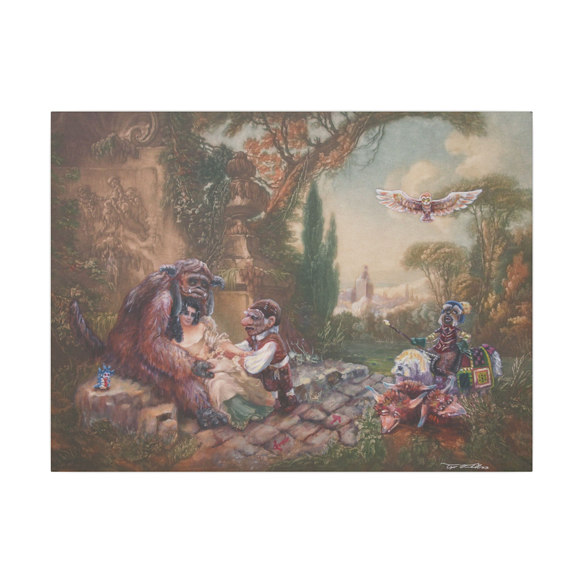 "You Remind Me" - Matte Canvas, Stretched, Wood-Mounted