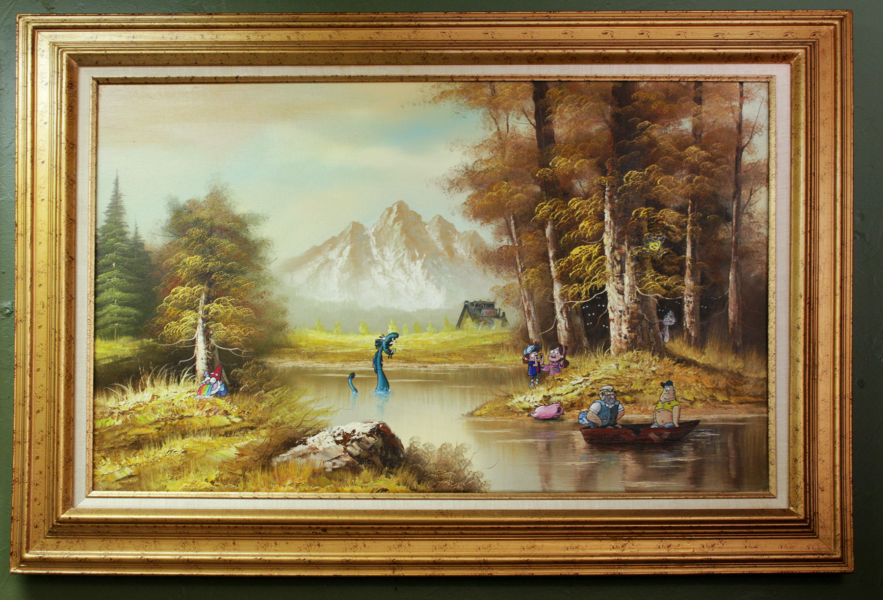 "The Calm Before the Bill" Original Painting (In Frame)