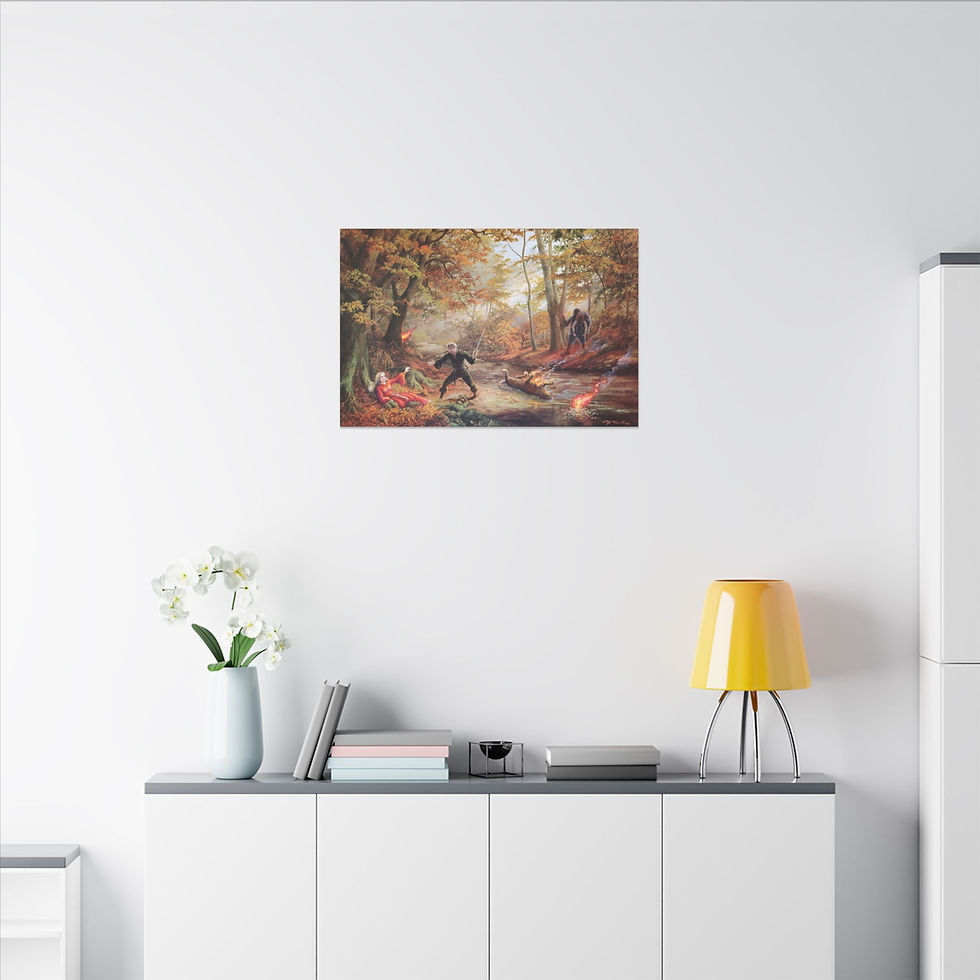 Thumbnail: "Inconceivable" - Matte Canvas, Stretched, Wood-Mounted