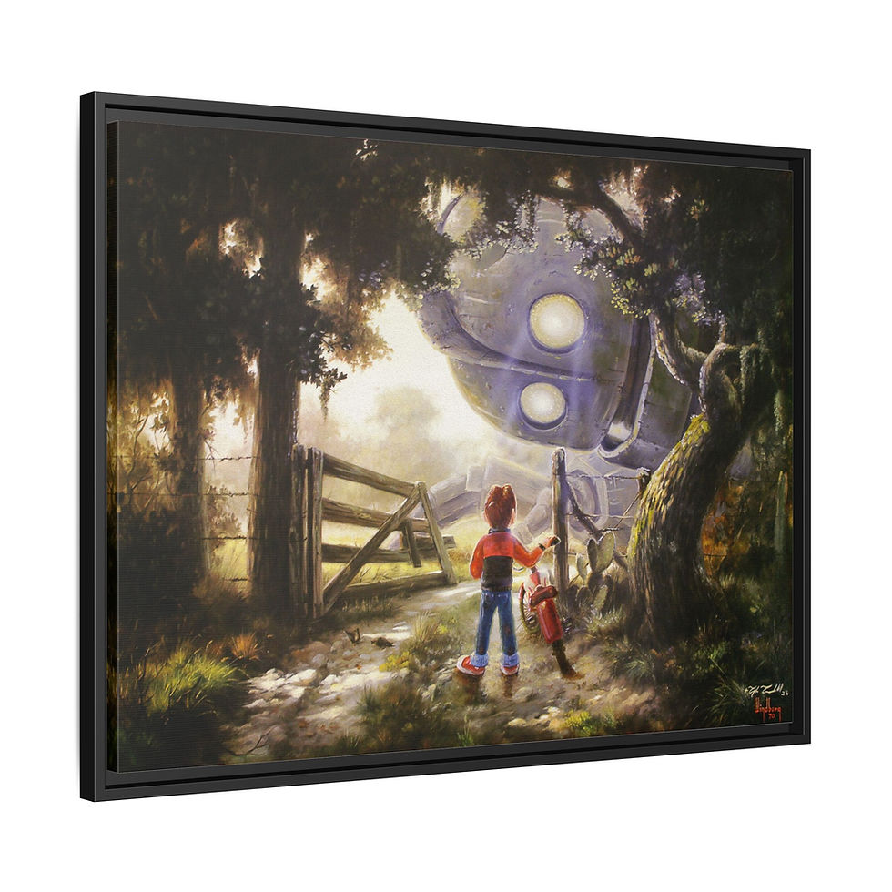 Thumbnail: "We Can't Keep It" - Matte Canvas, Black Frame