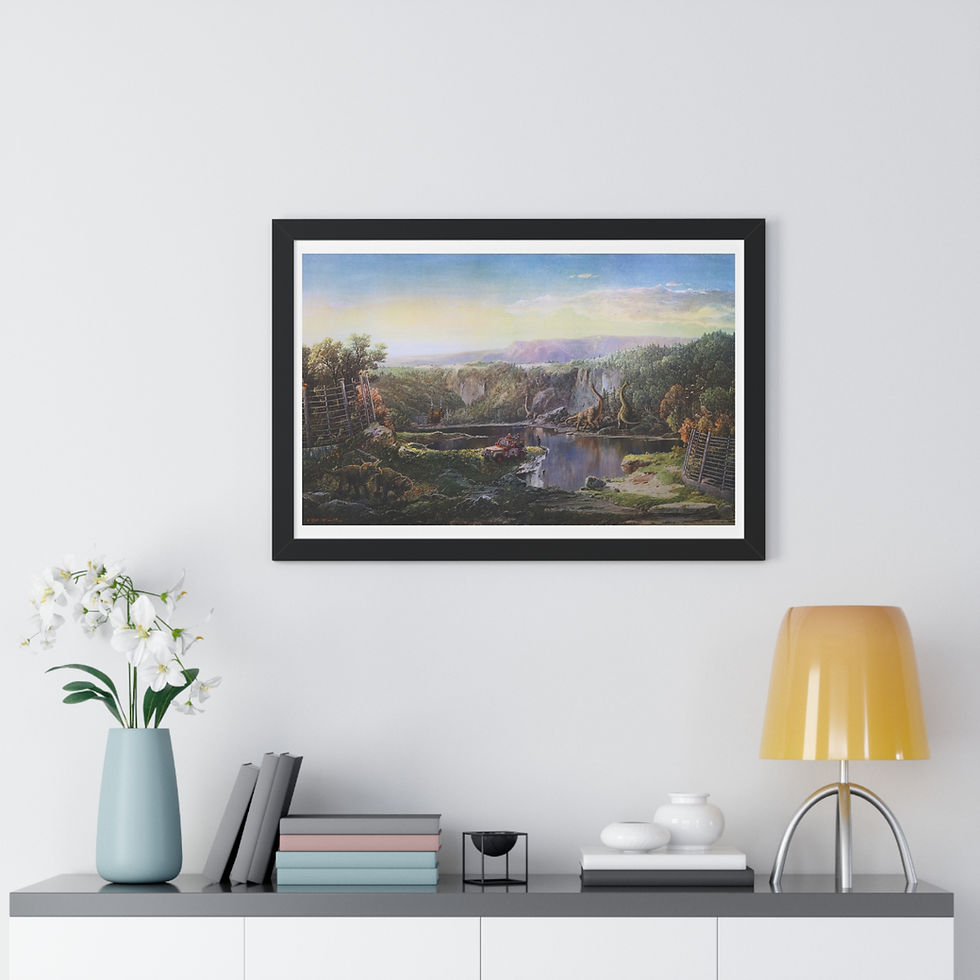 Thumbnail: "Life, Uh..." - Framed Print