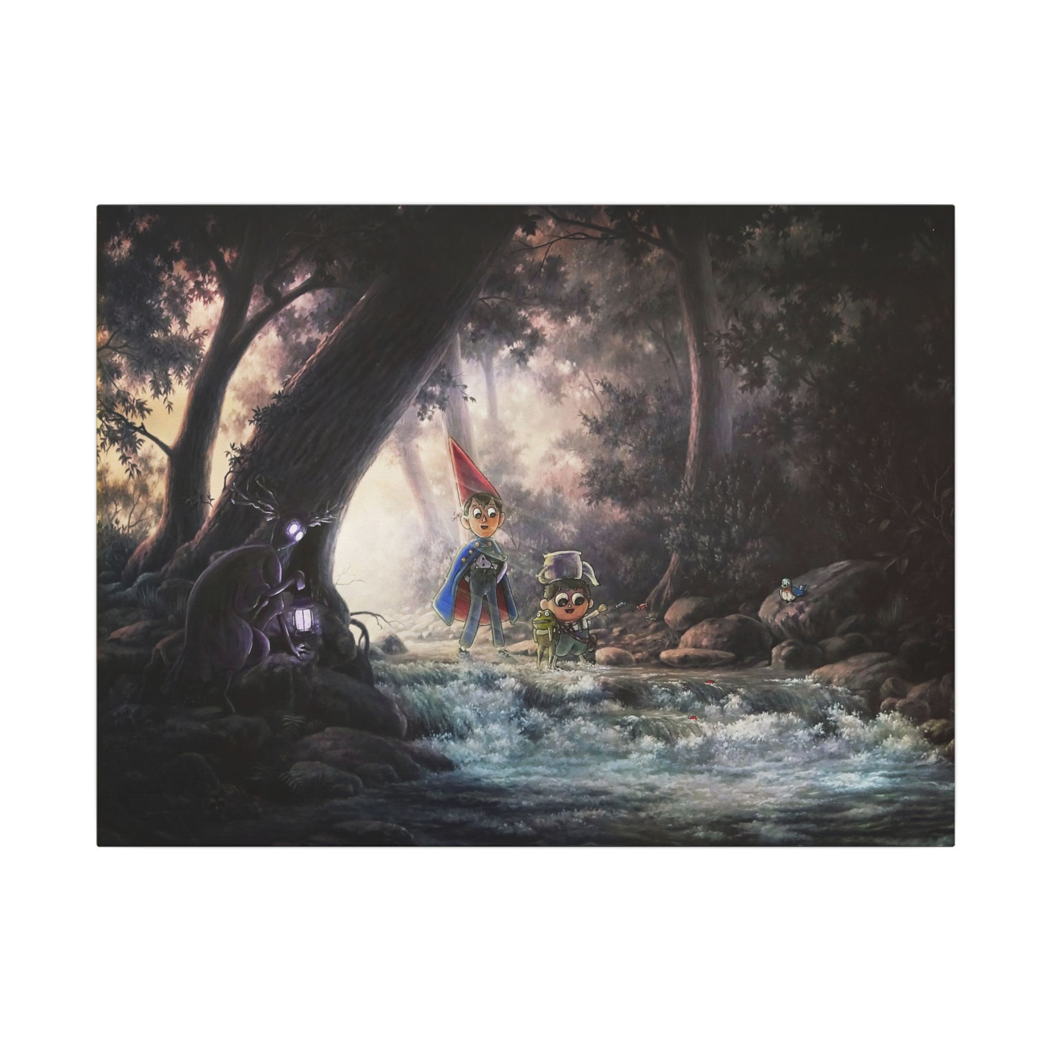 "No, You Shoosh" - Matte Canvas, Stretched, Wood-Mounted