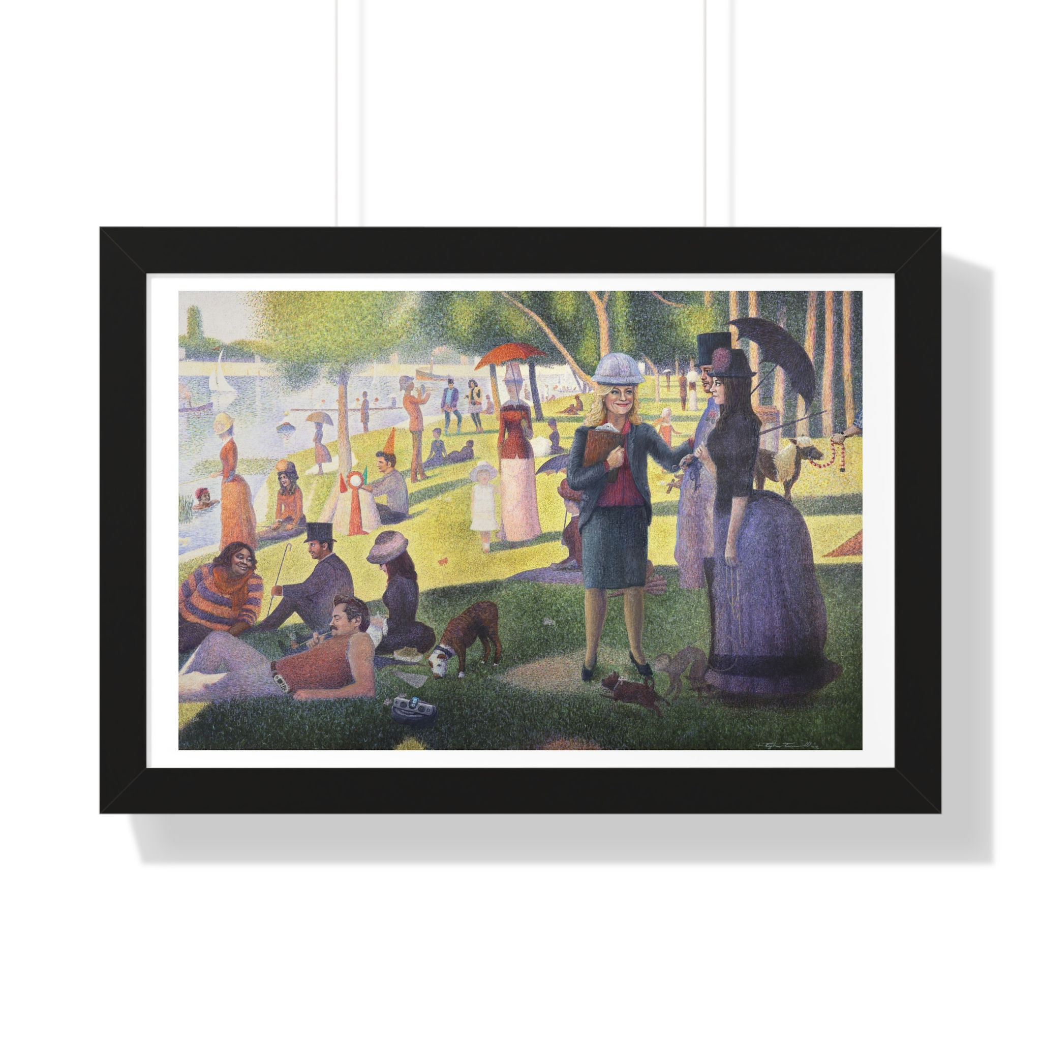 "Heritage Day in Pawnee" - Framed Print