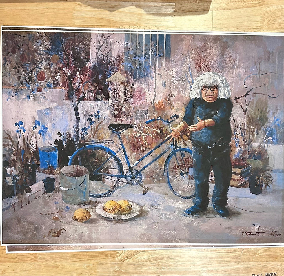Thumbnail: *SIGNED* "Derivative" 24" x 17.8" High Quality Canvas Print