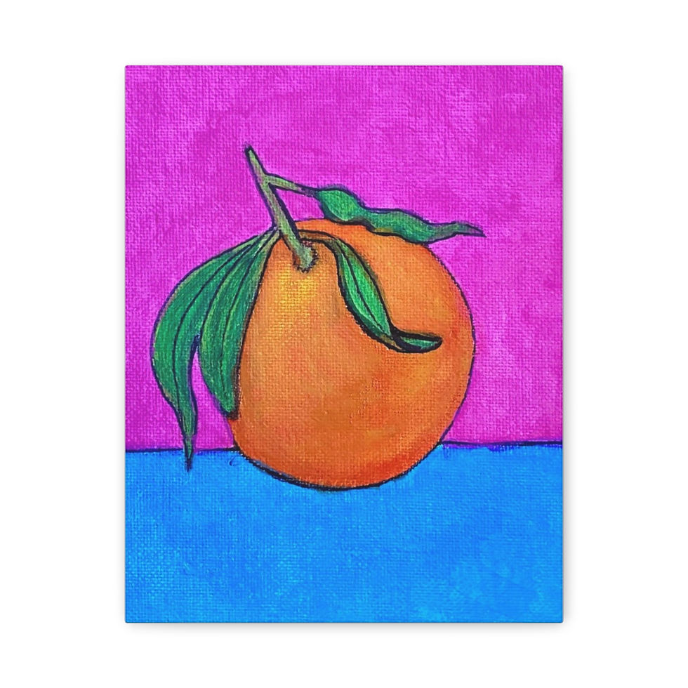 Thumbnail: La Naranja, The Orange, Matte Canvas, Stretched, 1.25"