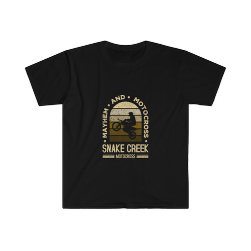 MAYHEM AND MOTOCROSS Unisex Softstyle T-Shirt Snake Creek | Snake