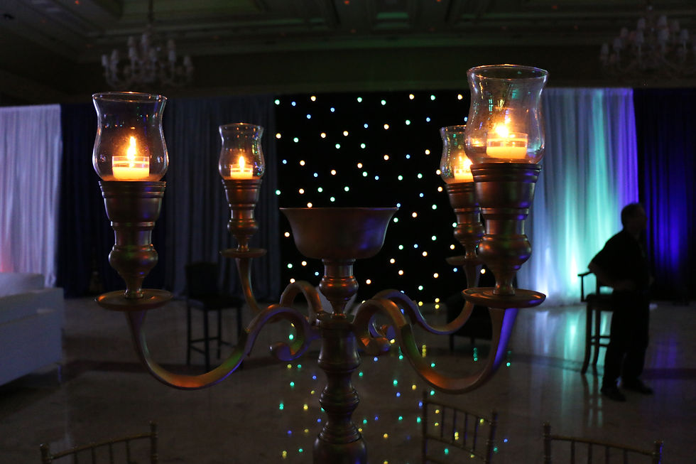 Thumbnail: Vintage Brass Grand Candelabra