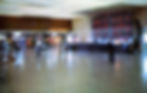 Postcard image of new terminal lobby with its innovative electronic flight information board (Postcard from the author's private collection)