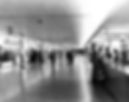 The main ticketing lobby in 1957, complete with a travel insurance counter. (Cleveland Memory Project)