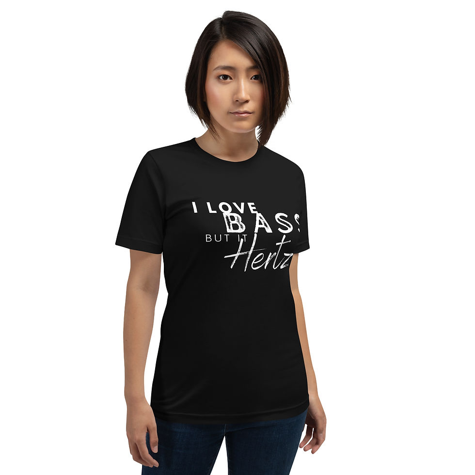 Thumbnail: I Love Bass Unisex t-shirt