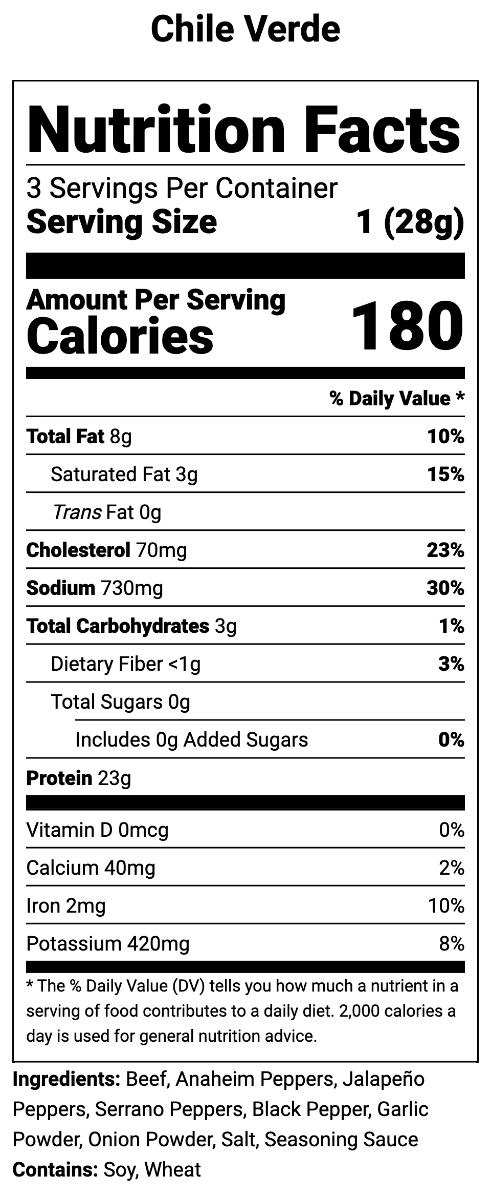 Miniatura: Las Dos Vaquitas - Chile Verde