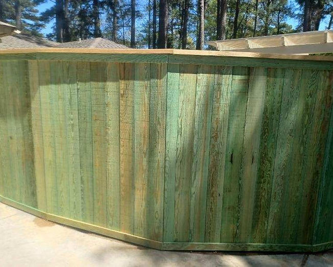 Custom residential Privacy fence