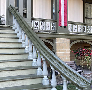 Staircase railing restoration