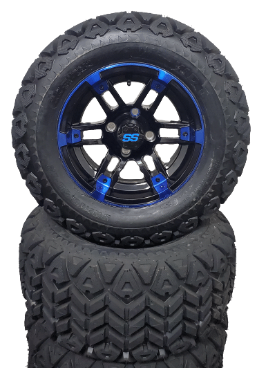 12” Davy blue & black with x-trail tire