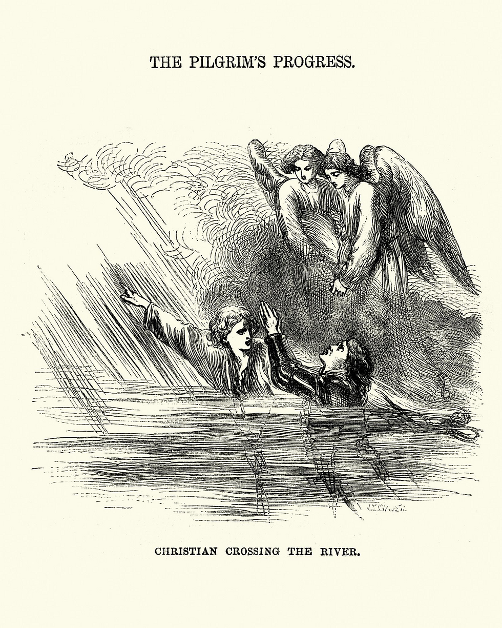 Christian Crossing the River
