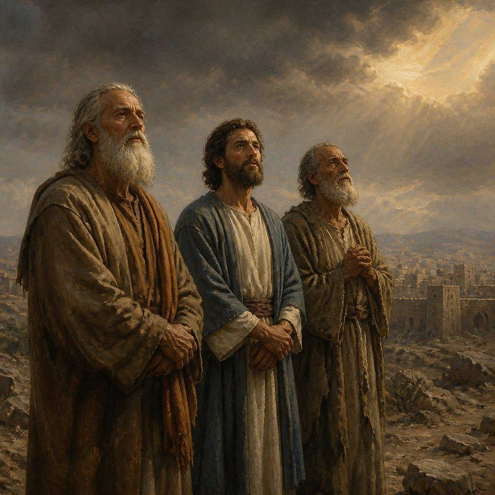 Three men of extraordinary faithfulness—Noah, Daniel, and Job—yet none could save a sinful nation by his own righteousness. Their lives point us beyond human goodness to our only hope of redemption: Jesus Christ.