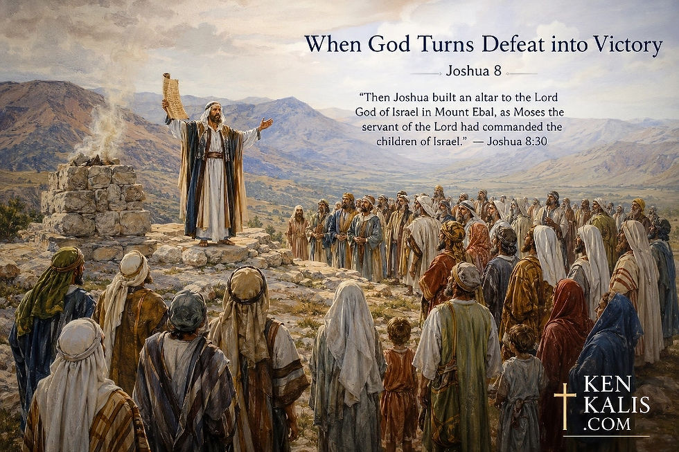 God Turns Defeat into Victory — Joshua 8