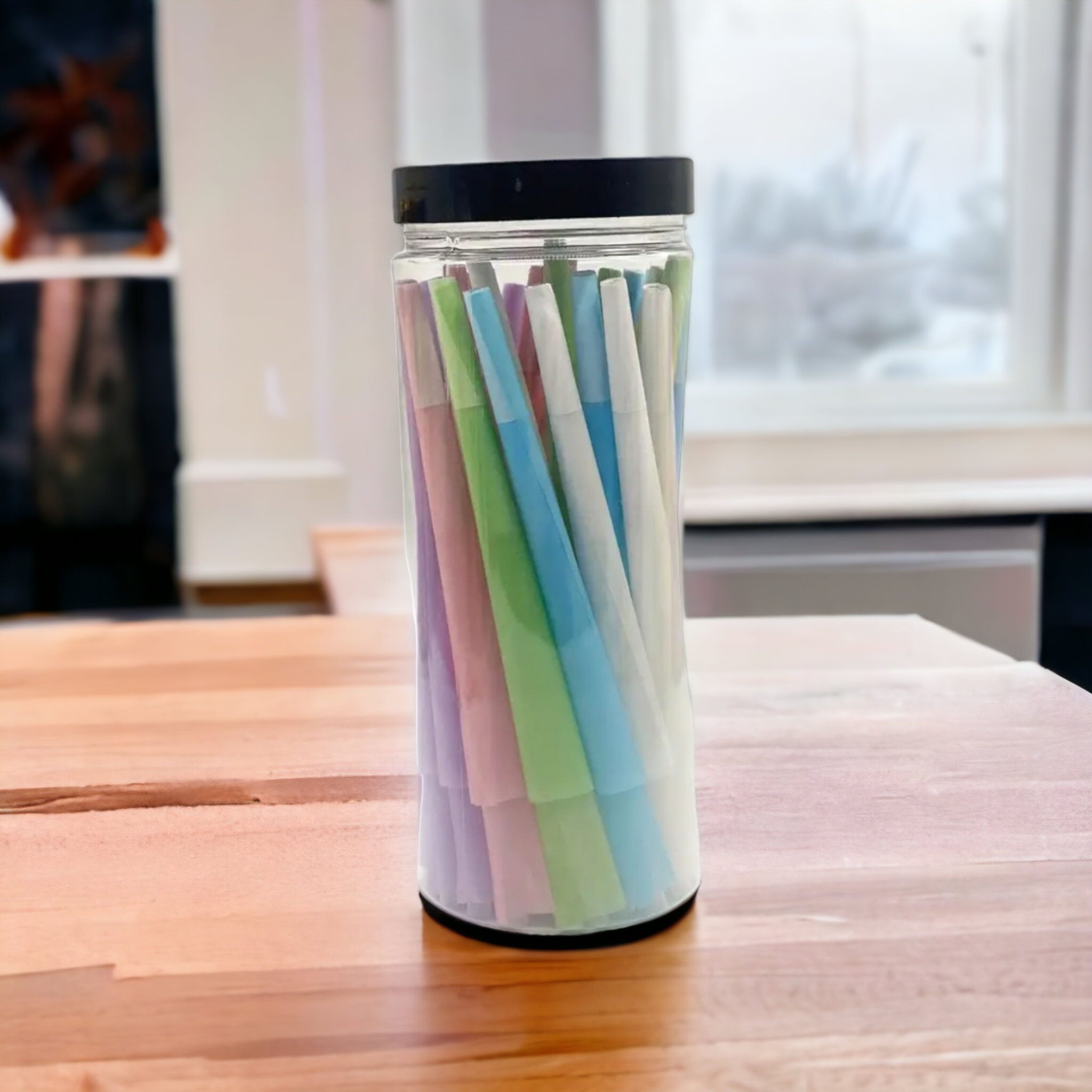 Assorted Color Pre-Rolled Cones with Tips- Pastels