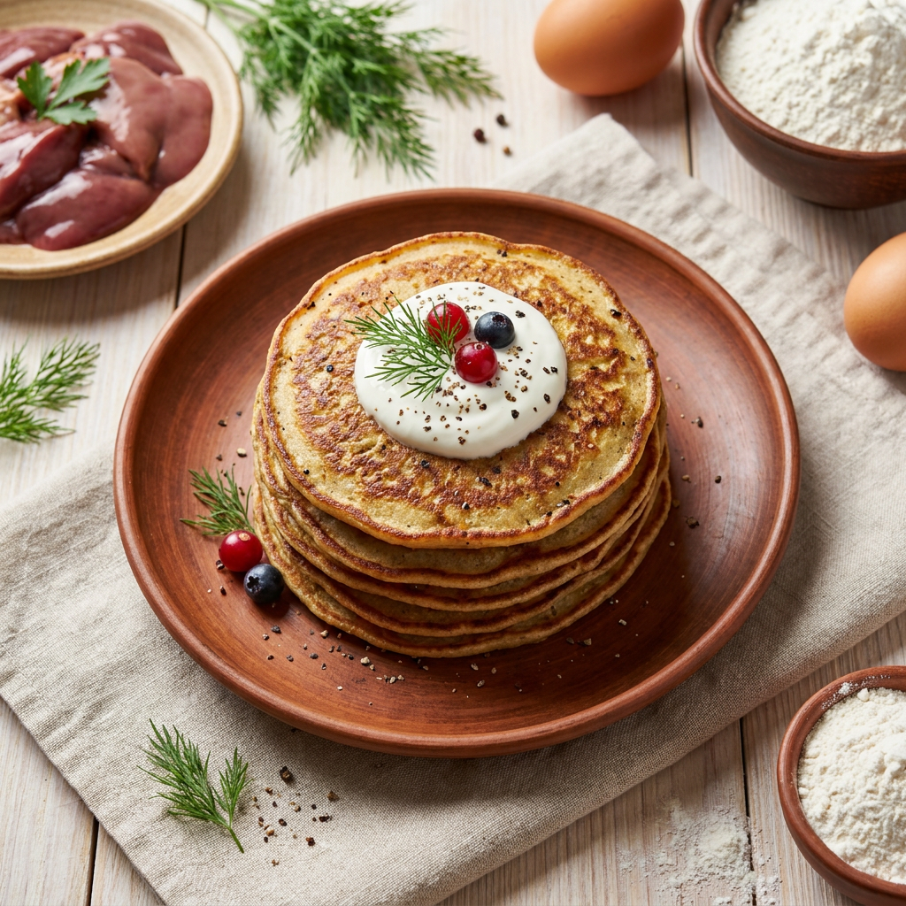 Chicken Liver Pancakes