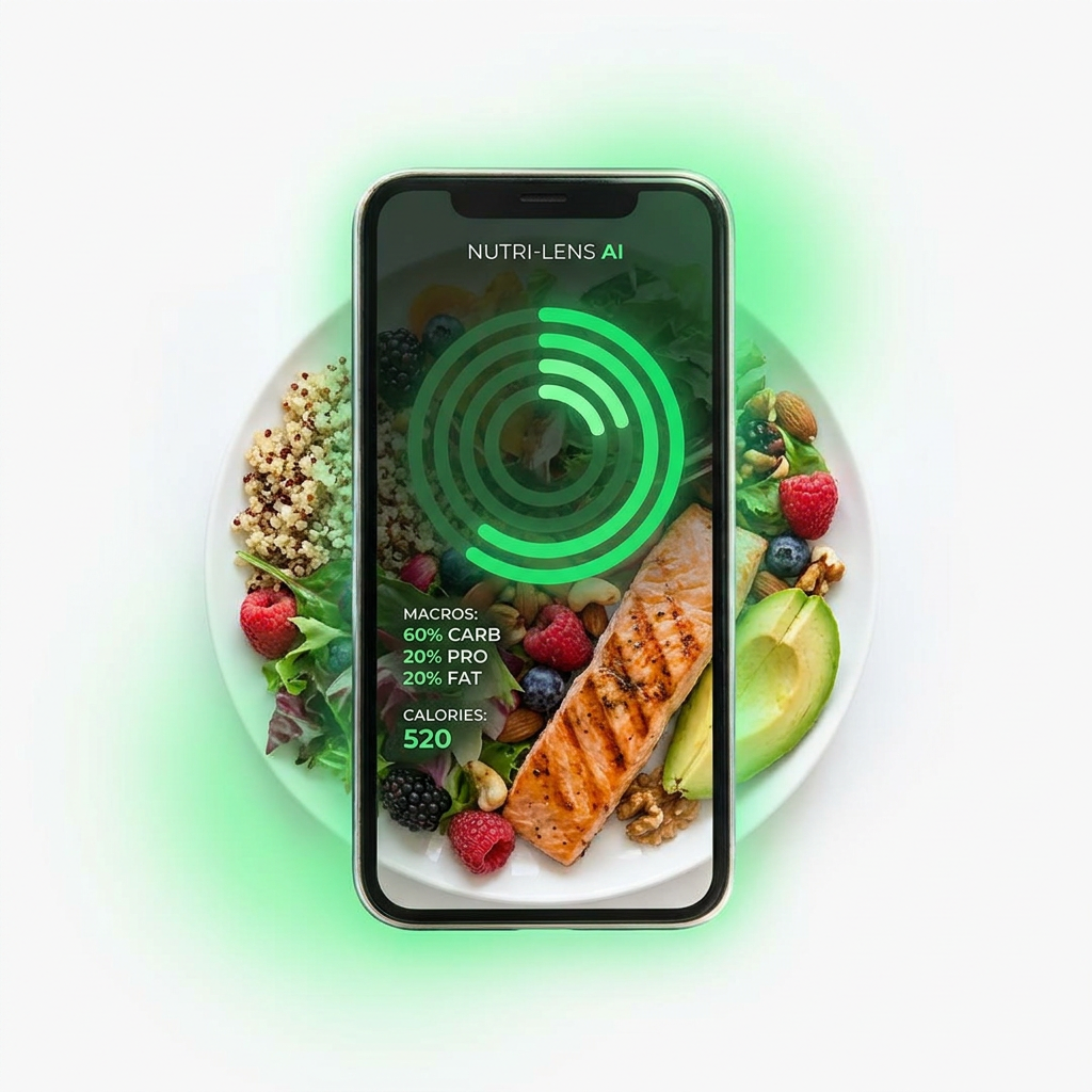 NutriSnap AI analyzing a meal — instant calories and macros