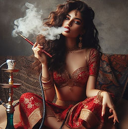 JPEG_SMOKING_HOOKAH_Hookah Smoking Girl_