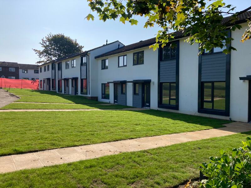 External works well under way for the £6m estate regeneration