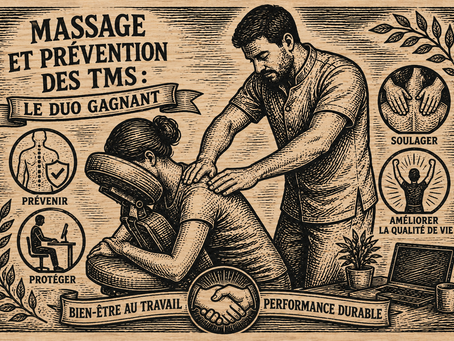 Massage et prévention des TMS : le duo gagnant