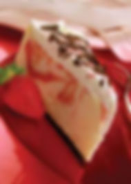 Strawberry Champagne Cheesecake