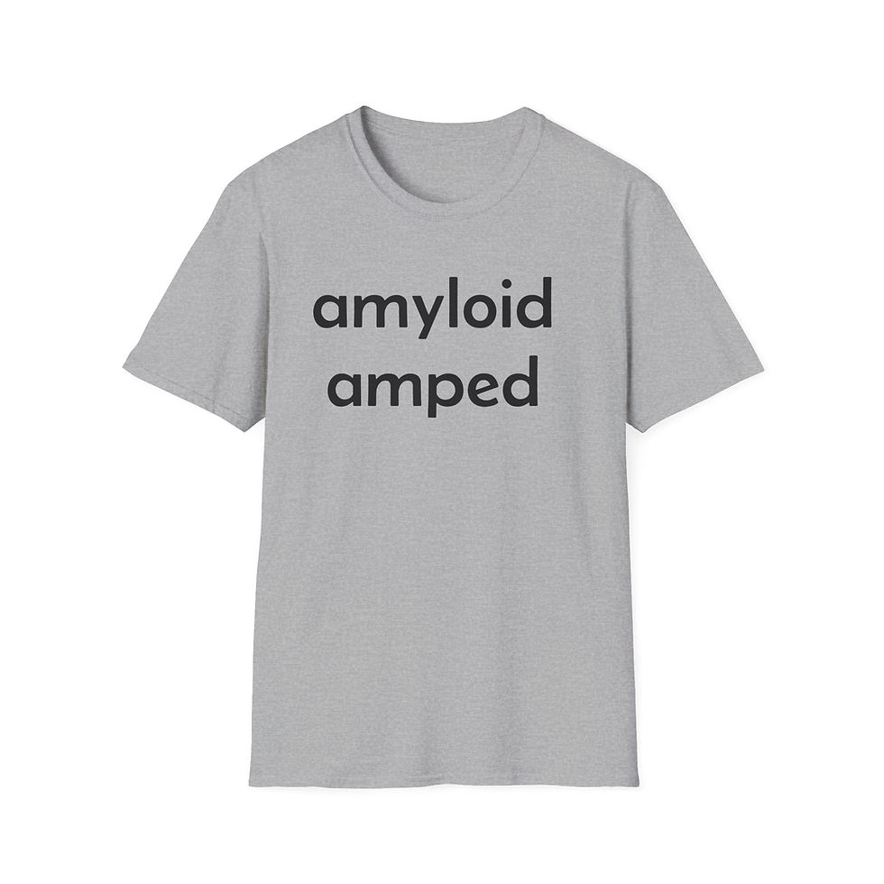 Thumbnail: AMYLOID AMPED- Unisex Softstyle T-Shirt - Awareness & Support Tee