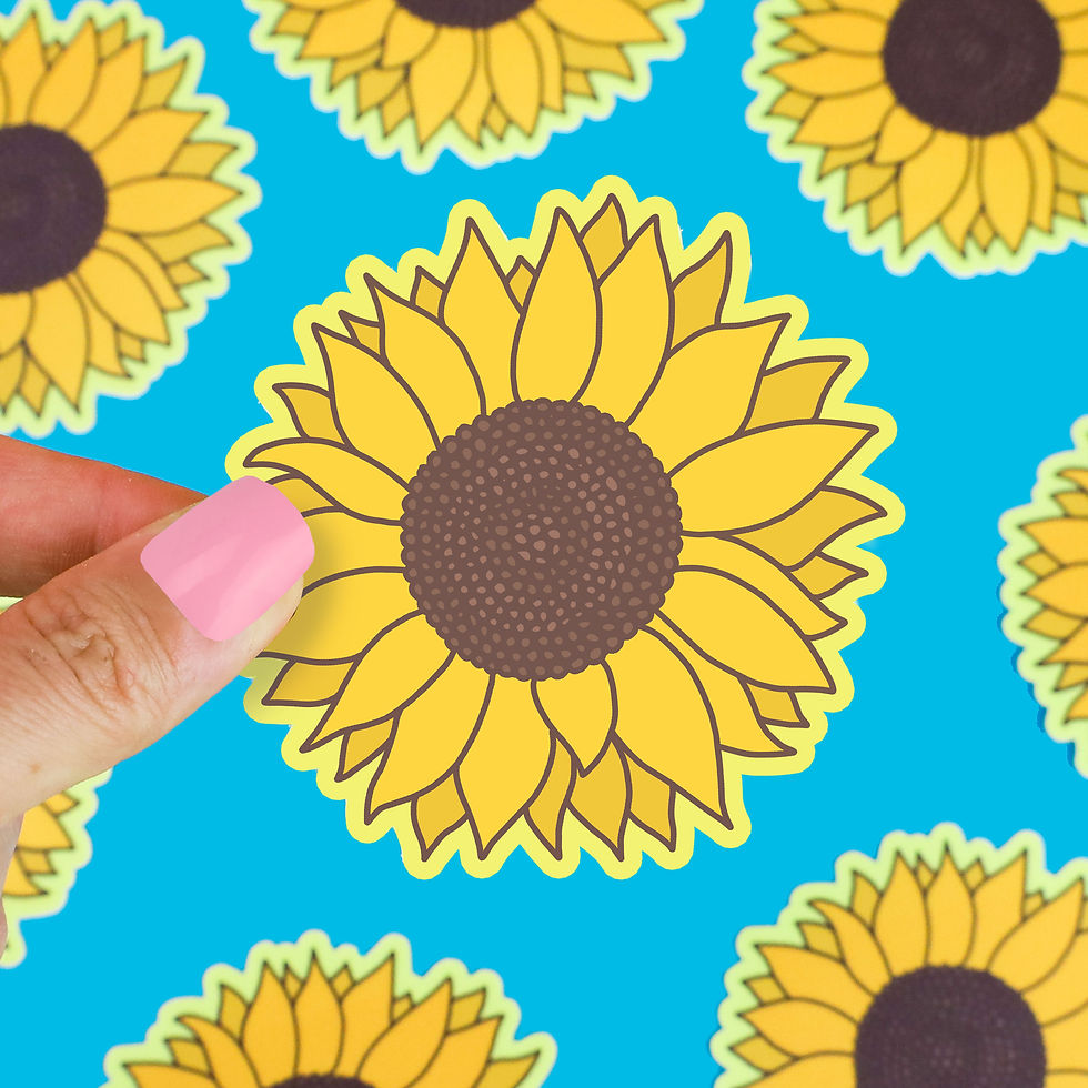 Sunflower Sticker