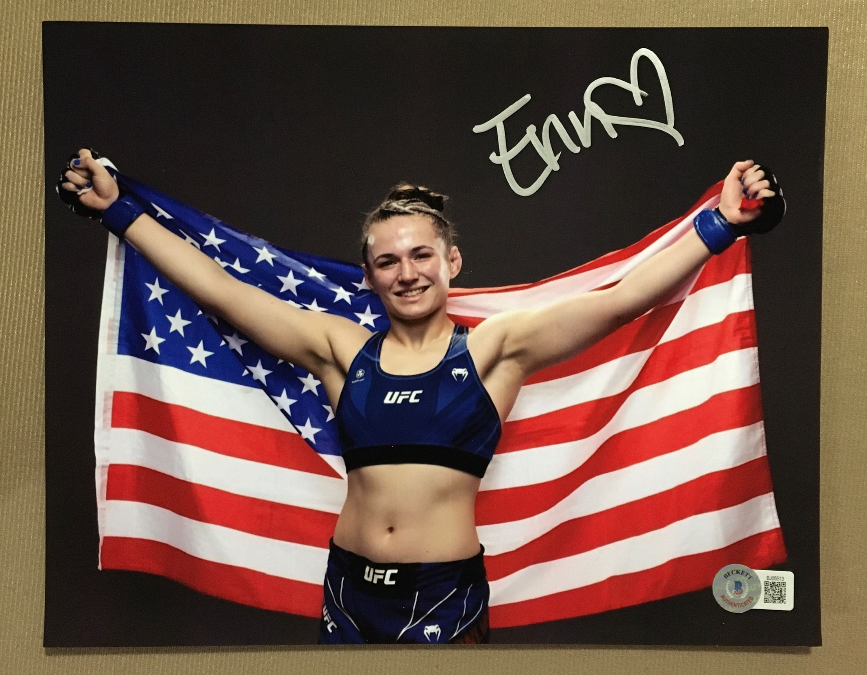 Erin Blanchfield Signed 8x10 Photo with Beckett COA.