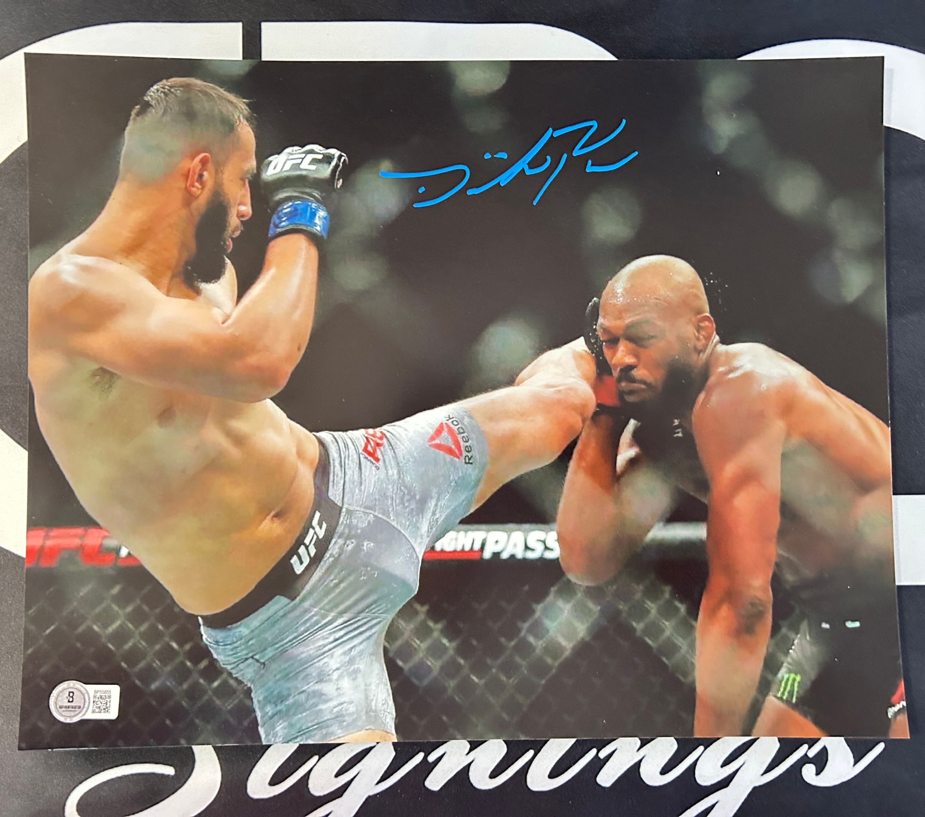 Dominick “Devastator” Reyes Signed 11x14 Photo With Beckett COA. Free Shipping.