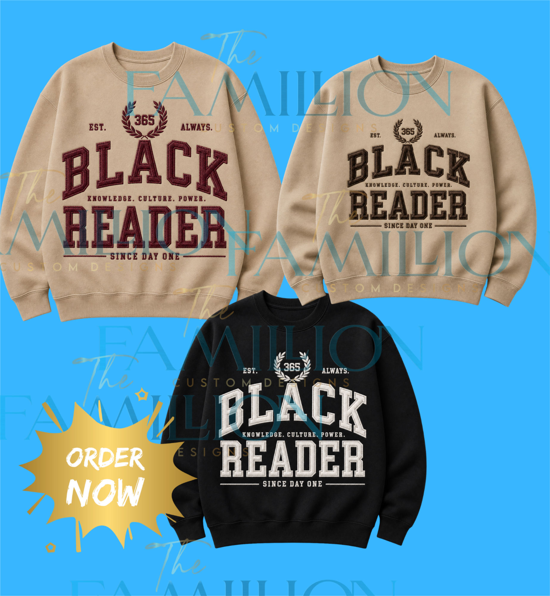 Black Reader Sweatshirt