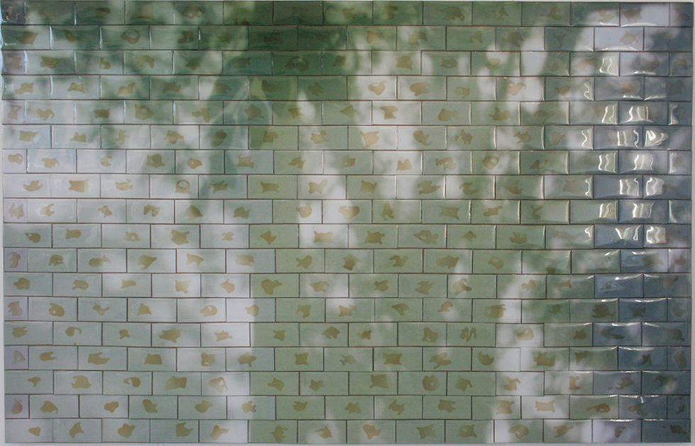 Sans titre, 232cm X 150cm, Techniques mixtes, 2009