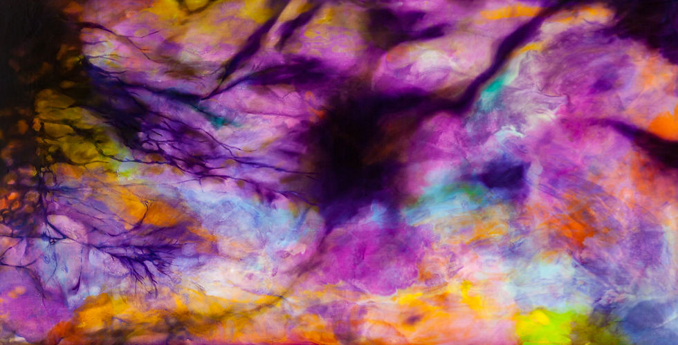 The moment light becomes color Ⅱ_Mixed Media on Canvas_75.5cmX145.5cm_2016