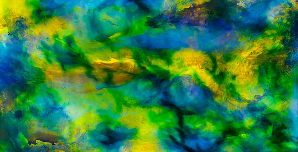 The moment light becomes color Ⅰ_Mixed Media on Canvas _75.5cmX145.5cm _2016