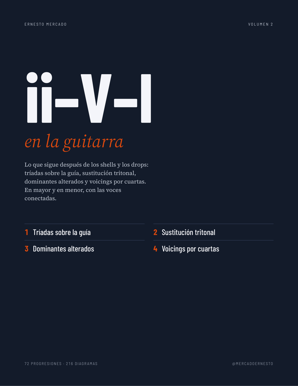 ii–V–I en la guitarra · Volumen 2