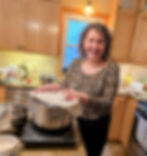 A Photo of Me Teaching a baking class for Fresh milled flour