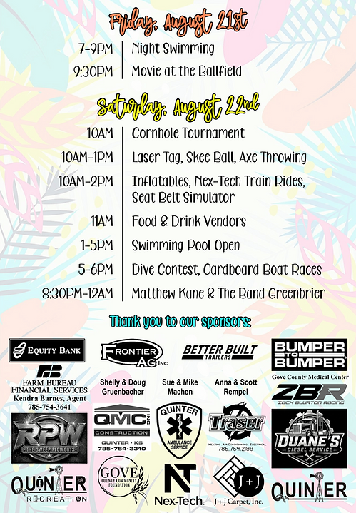 2026 Back to School Fest Flyer