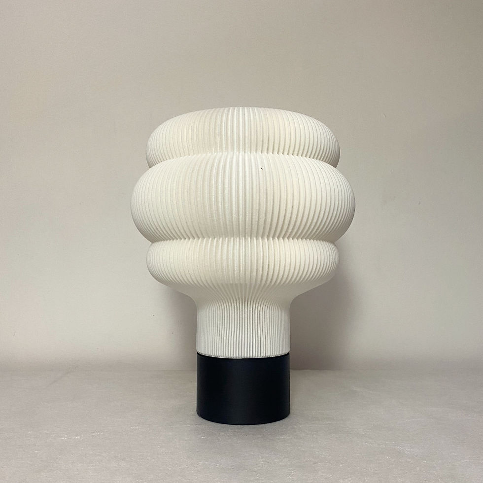 Miniatura: Lámpara de mesa, Pequeña nube G, color pantalla blanco.