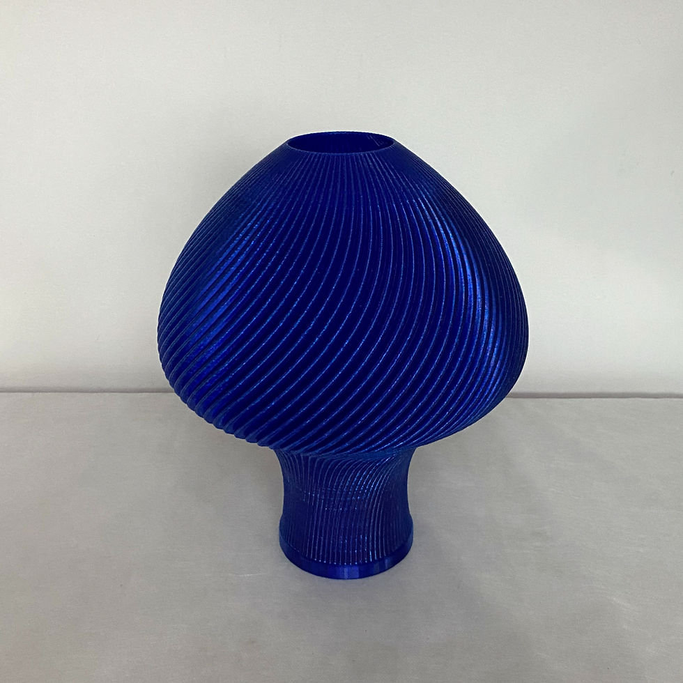 Miniatura: Lámpara de mesa Fungi twist color azul