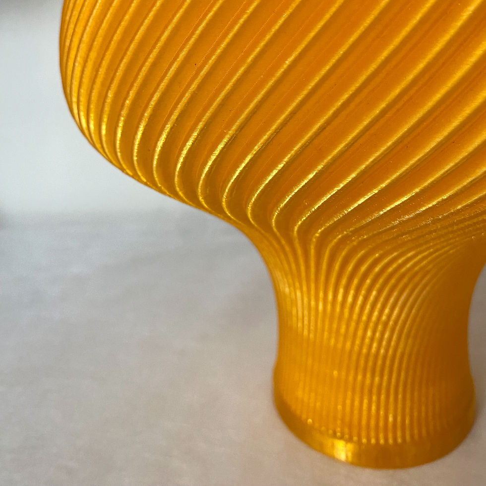Miniatura: Lámpara de mesa Fungi twist color ámbar